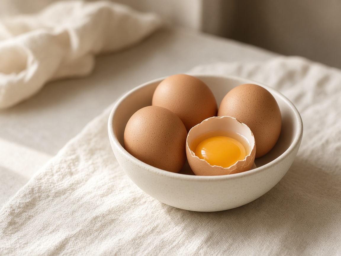 Huevos, alimento habitual en una dieta equilibrada