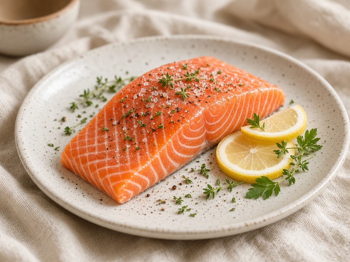 Salmón, pescado azul fuente de ácidos grasos omega-3